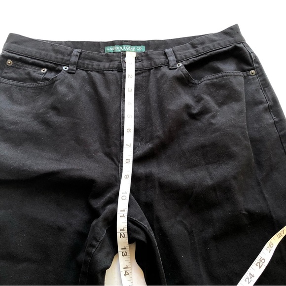 Lauren Jeans Co. Women’s Black Jeans Pants Size 12 Straight Leg Ralph Lauren - Picture 10 of 16